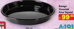 EMAYE YUVARLAK FIRIN TEPSİSİ 28 CM fiyat ve kampanya bilgisi